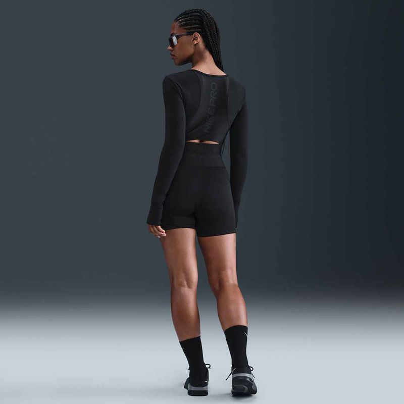 Spodenki damskie Nike Pro Sculpt High Waisted 5" Biker black/anthracite/white 10