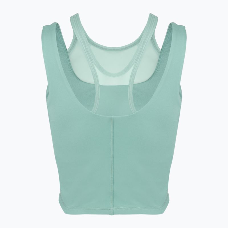 Top treningowy damski Nike One Fitted Dri-Fit Cropped Tank cannon/bicoastal 8