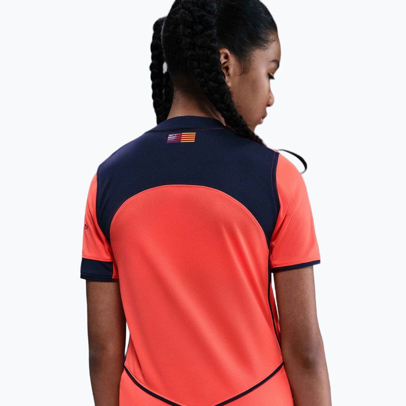 Koszulka piłkarska dziecięca Nike FC Barcelona 2025/26 Stadium Third Jr bright mango/midnight navy/midnight navy 8