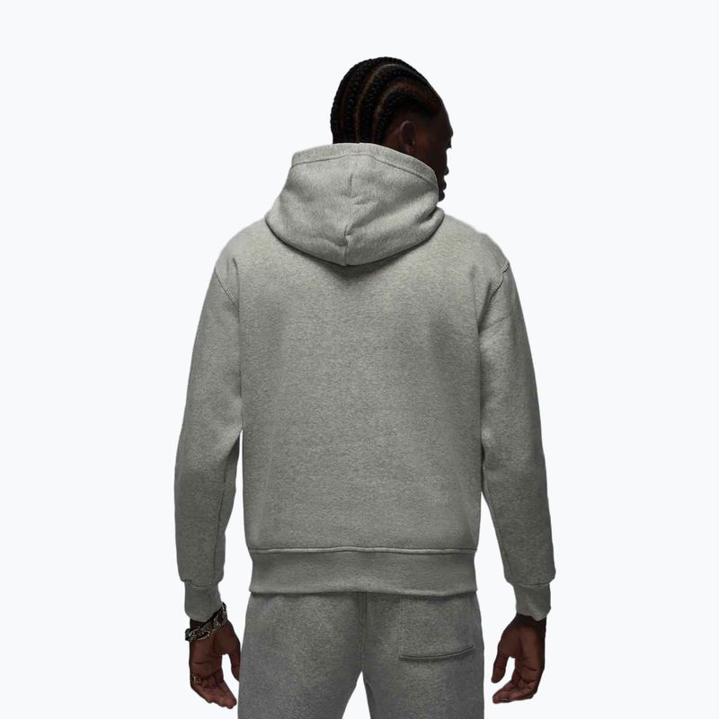Bluza męska  Jordan Brooklyn Fleece grey heather/white 3