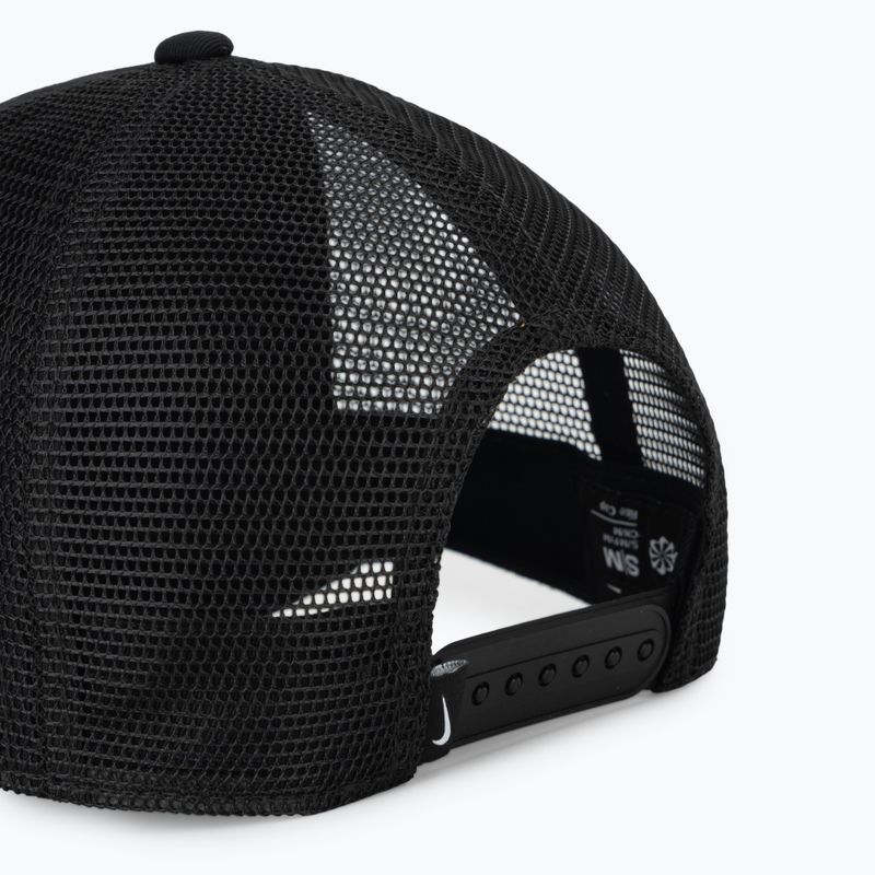 Czapka z daszkiem Nike Rise Structured Trucker black/black/white 4