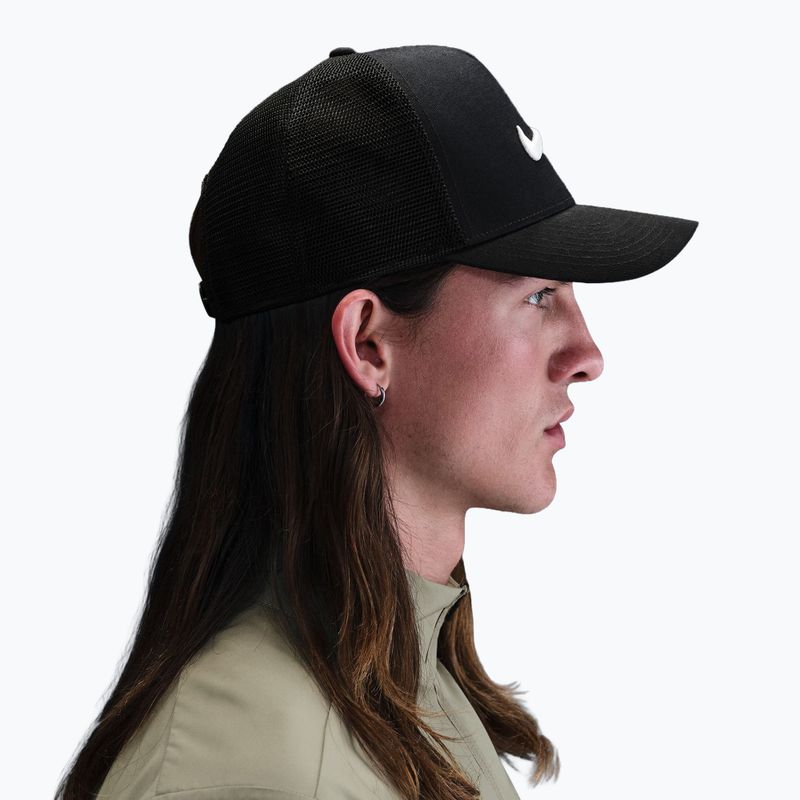 Czapka z daszkiem Nike Rise Structured Trucker black/black/white 8