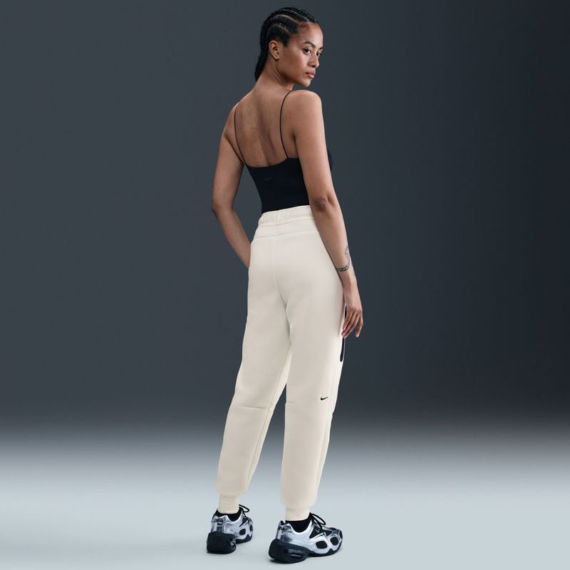 Spodnie damskie Nike Sportswear Tech Fleece Mid-Rise sail/black 8