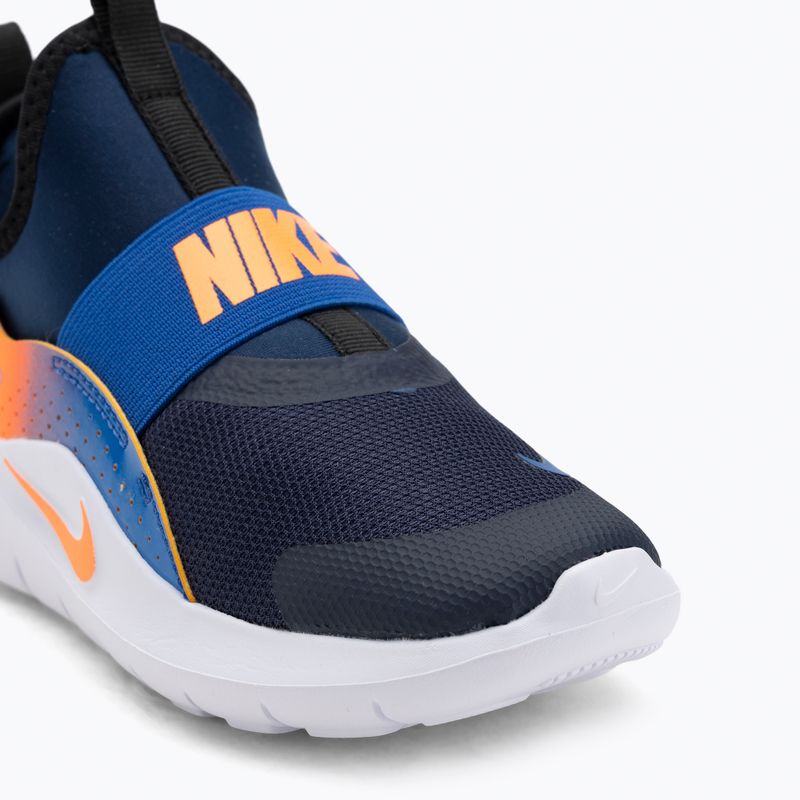 Buty dziecięce Nike Flex Runner 4 midnight navy/total orange/game royal 7