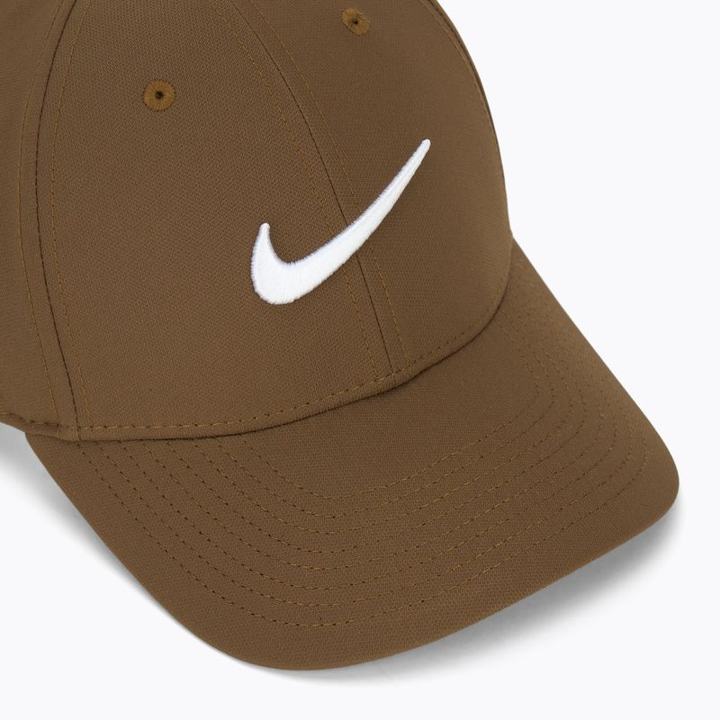 Czapka z daszkiem Nike Dri-FIT Club mosswood brown/white 3