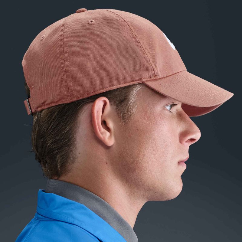 Czapka z daszkiem Nike Club Unstructured Futura Wash rose gold/white 6