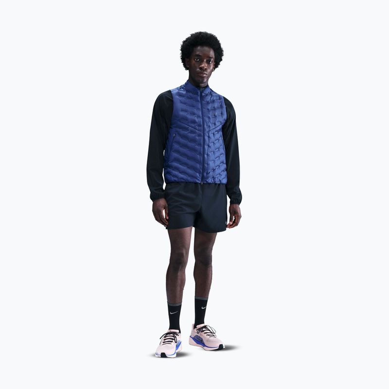 Bezrękawnik do biegania męski Nike Therma-FIT ADV Repel AeroLoft blue void 2