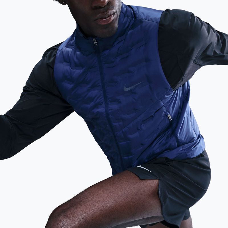 Bezrękawnik do biegania męski Nike Therma-FIT ADV Repel AeroLoft blue void 4