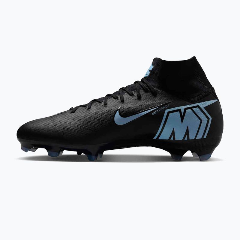 Buty piłkarskie męskie Nike Mercurial Superfly 10 Pro FG black/ice blue 2
