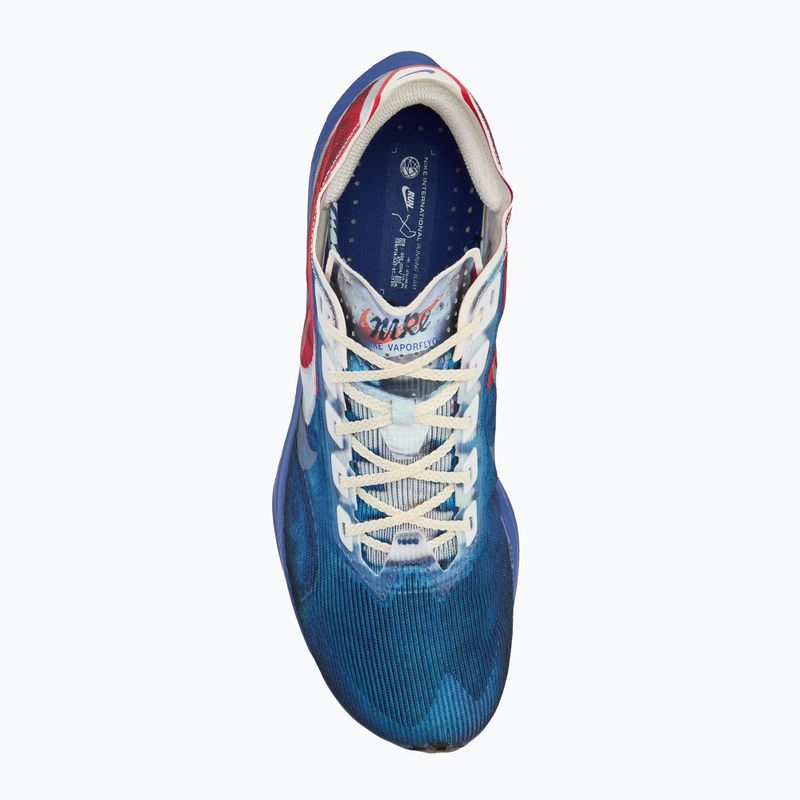 Buty do biegania męskie Nike Vaporfly 4 multi-color/mountain blue/fire red/clear 5