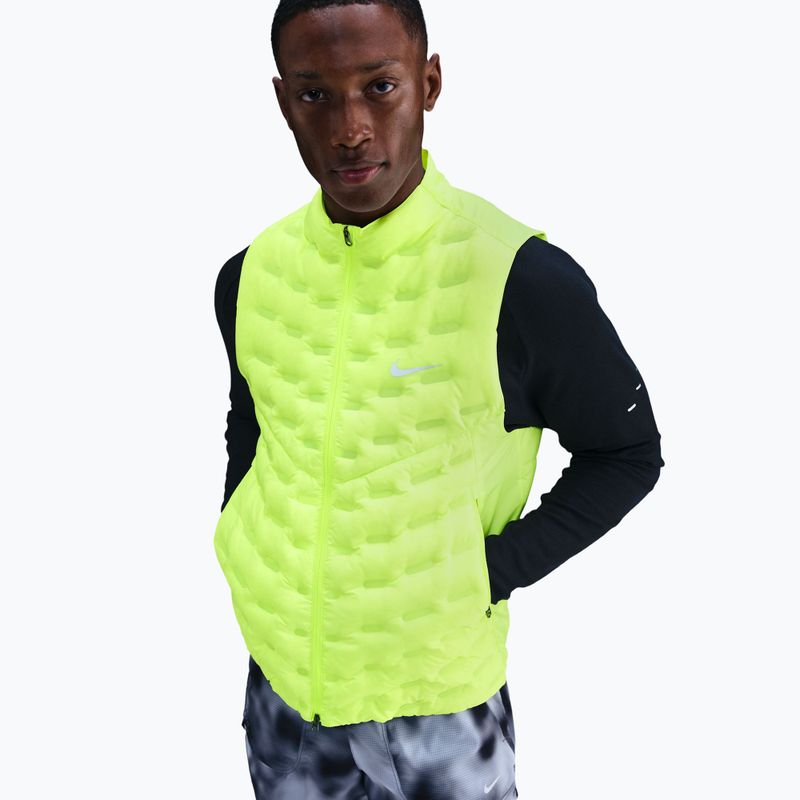 Bezrękawnik do biegania męski Nike Therma-FIT ADV Repel AeroLoft volt