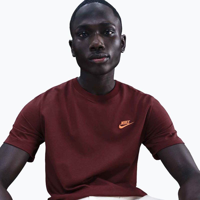 Koszulka męska Nike Sportswear Club dark team red 4