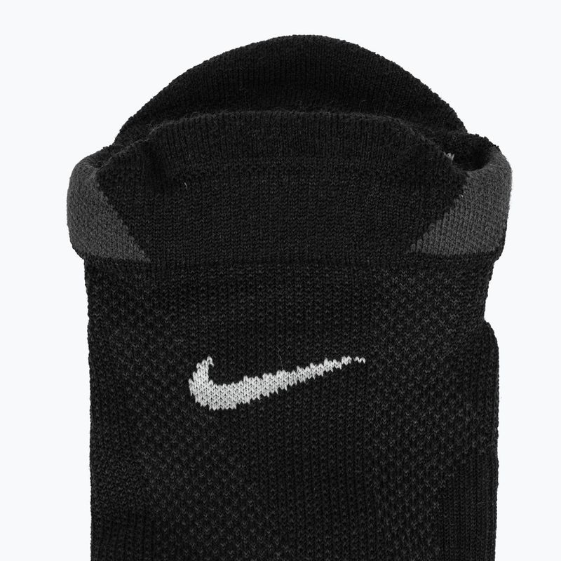 Skarpety Nike Running No-Show Wool black/dark smoke grey/light smoke grey 3