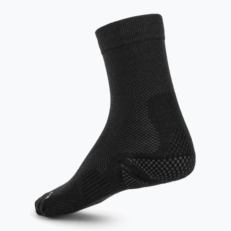 Skarpety Nike Running Lightweight Wool Crew black/dark smoke grey 2