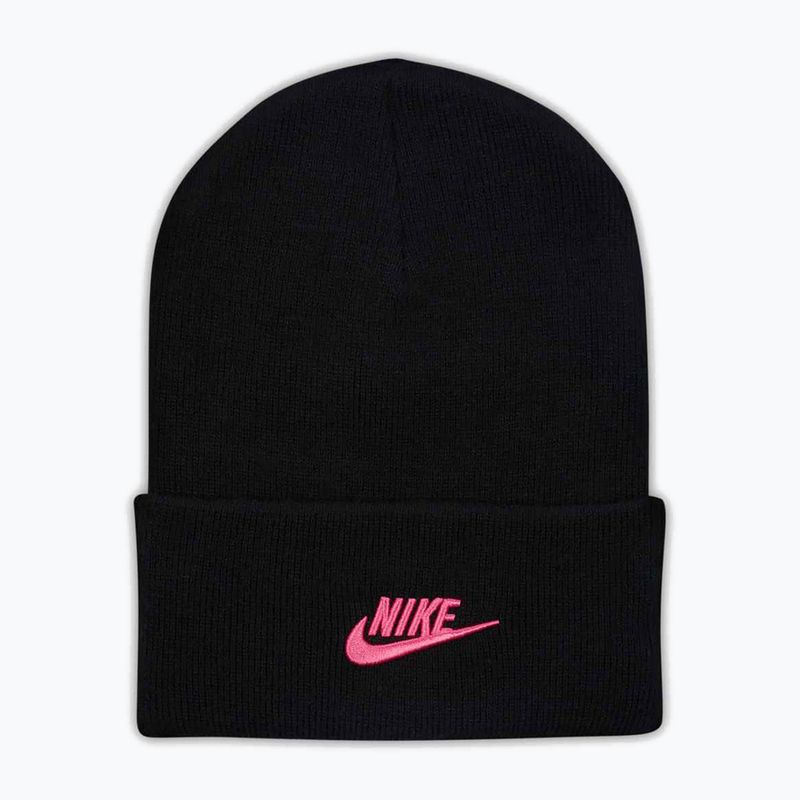 Czapka zimowa Nike Peak Futura Beanie black/pinksicle