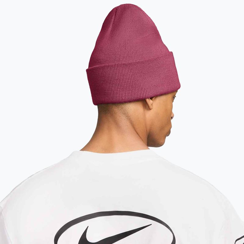 Czapka zimowa Nike Peak Futura Beanie sweet beet/white 3