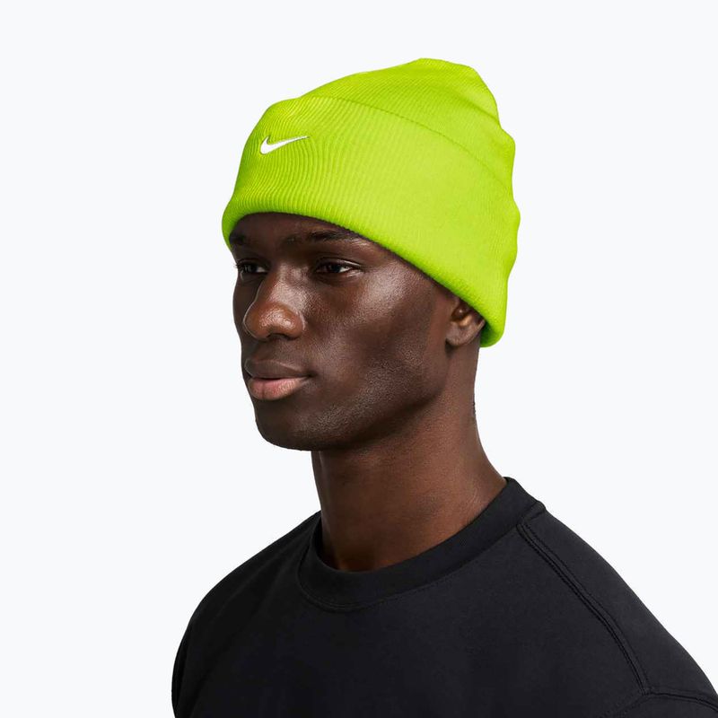 Czapka zimowa Nike Peak Swoosh Beanie cyber/white 3
