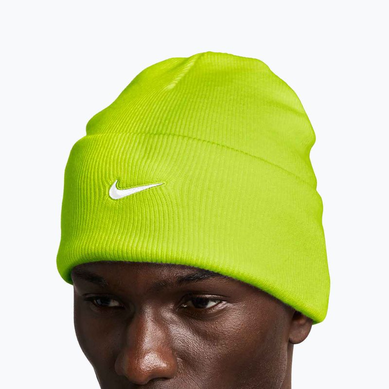 Czapka zimowa Nike Peak Swoosh Beanie cyber/white 5