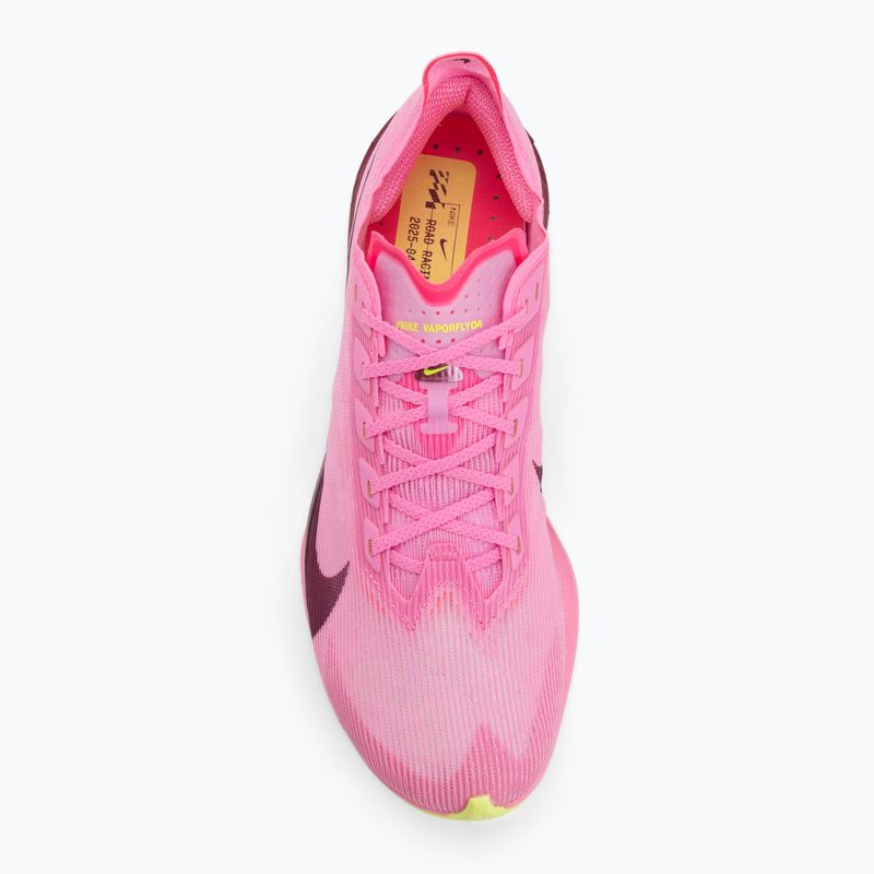 Buty do biegania damskie Nike Vaporfly 4 pink spell/hyper pink/volt ice/bordeaux 5