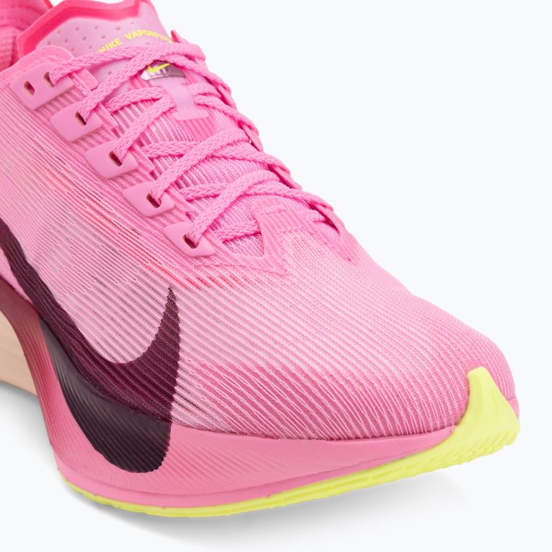 Buty do biegania damskie Nike Vaporfly 4 pink spell/hyper pink/volt ice/bordeaux 7