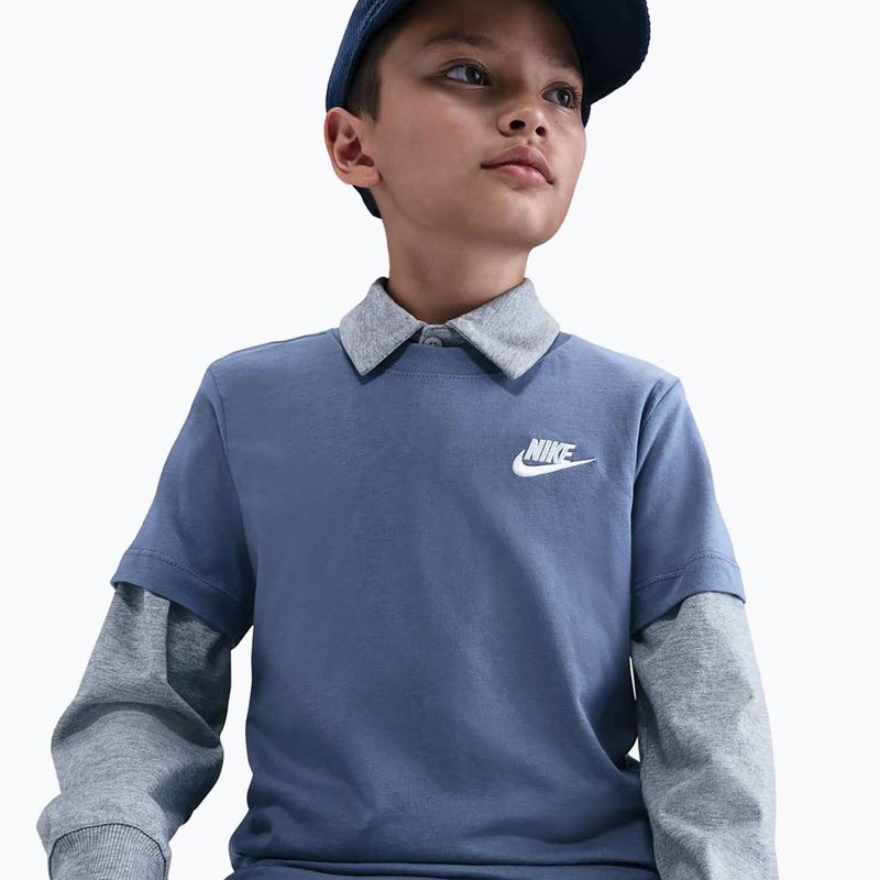 Koszulka dziecięca Nike Sportswear world indigo 6