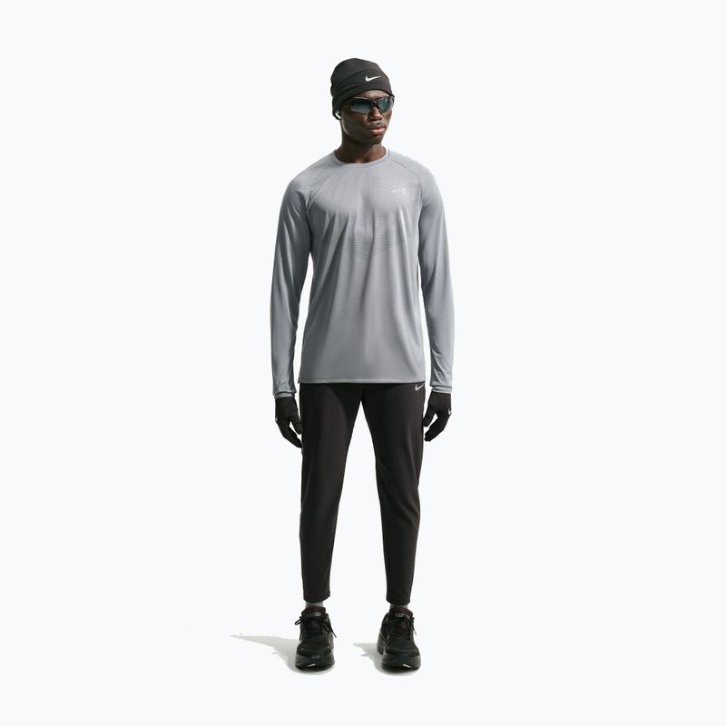 Longsleeve do biegania męski Nike Stride Dri-Fit ADV Smoke Grey 2
