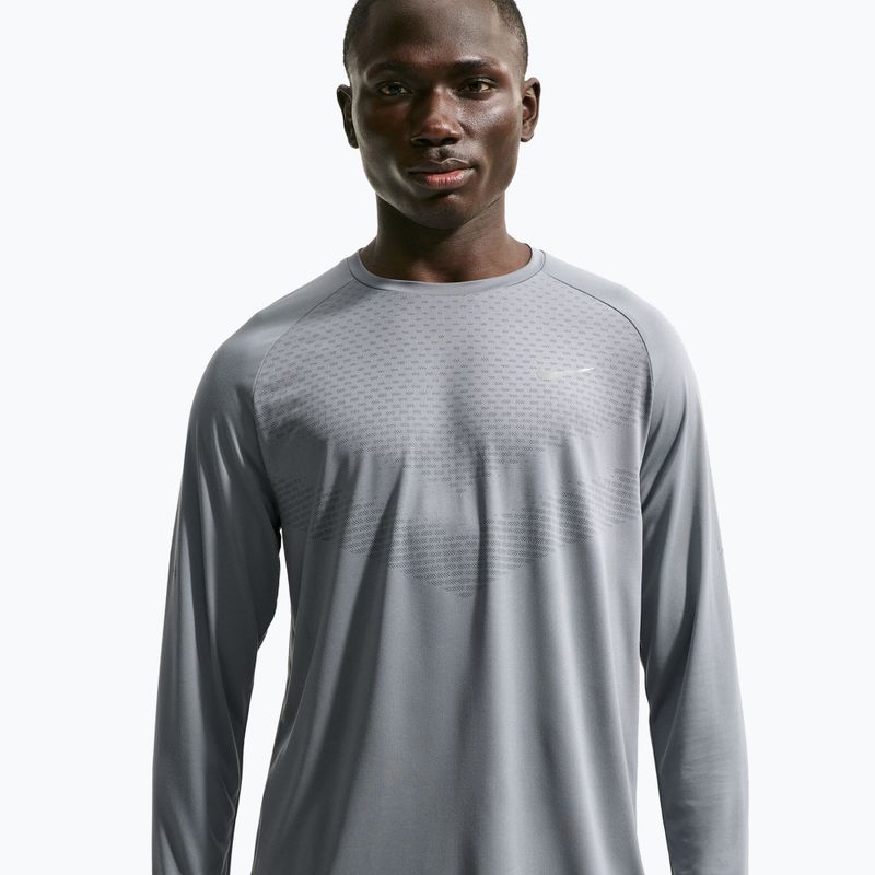 Longsleeve do biegania męski Nike Stride Dri-Fit ADV Smoke Grey 4