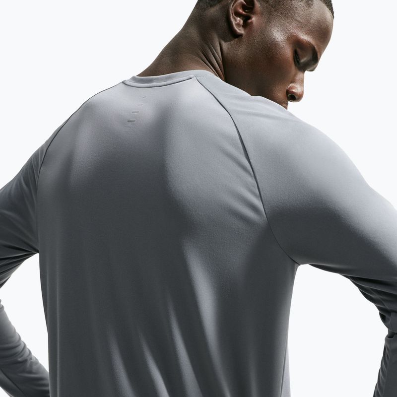 Longsleeve do biegania męski Nike Stride Dri-Fit ADV Smoke Grey 5