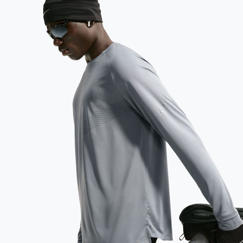 Longsleeve do biegania męski Nike Stride Dri-Fit ADV Smoke Grey 6