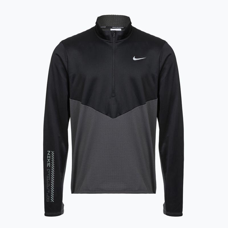 Bluza do biegania męska Nike Pacer Winterized 1/2 Zip anthracite/black 2