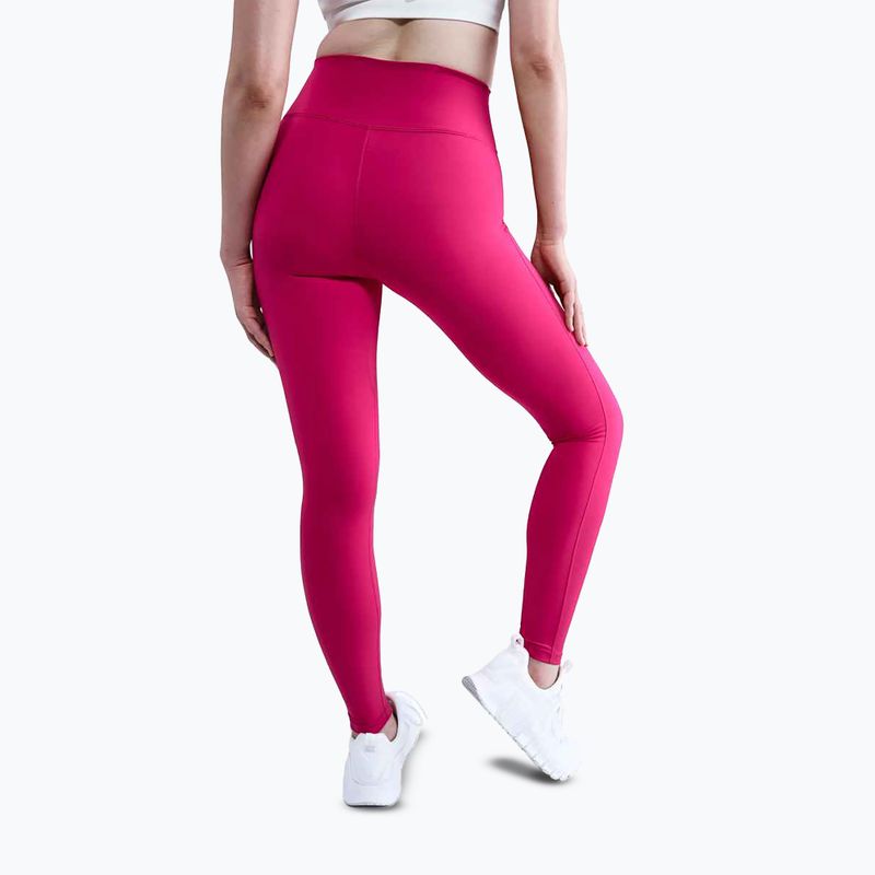 Legginsy damskie Nike One Seamless Front rush pink/white 3