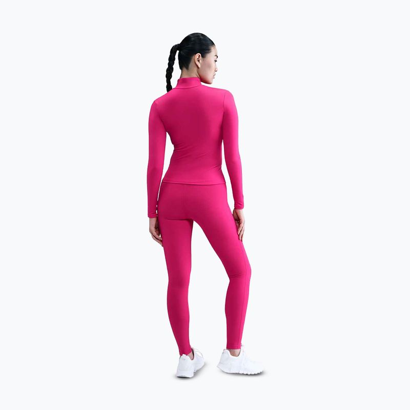 Legginsy damskie Nike One Seamless Front rush pink/white 4