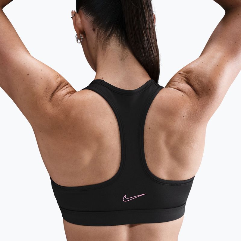 Biustonosz treningowy Nike Swoosh Medium Support black 5