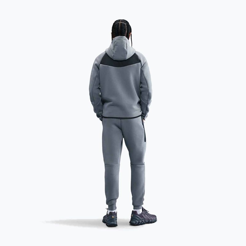 Spodnie męskie Nike Tech Joggers cool grey/cool grey/volt 2