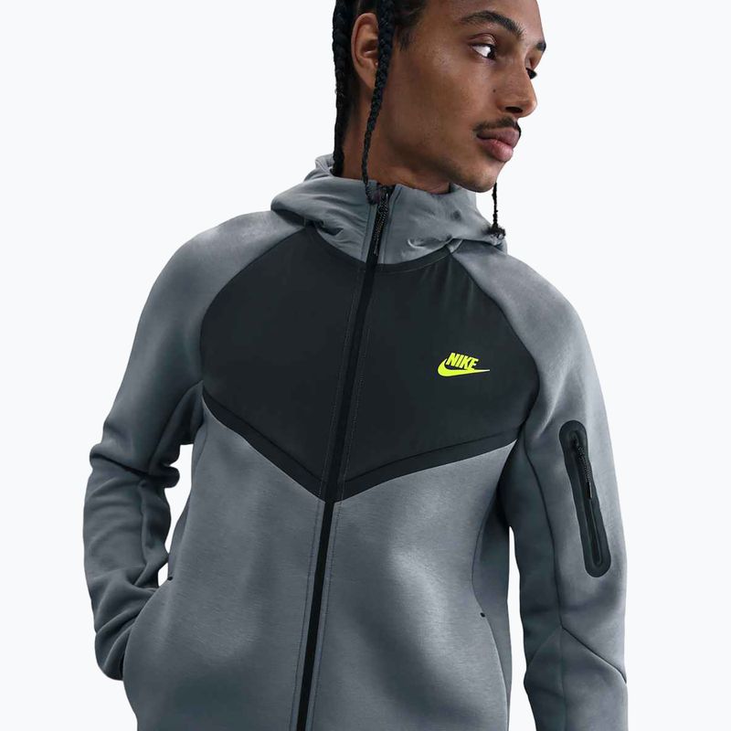 Bluza męska Nike Tech Windrunner Full-Zip cool grey/dark smoke grey/volt 3