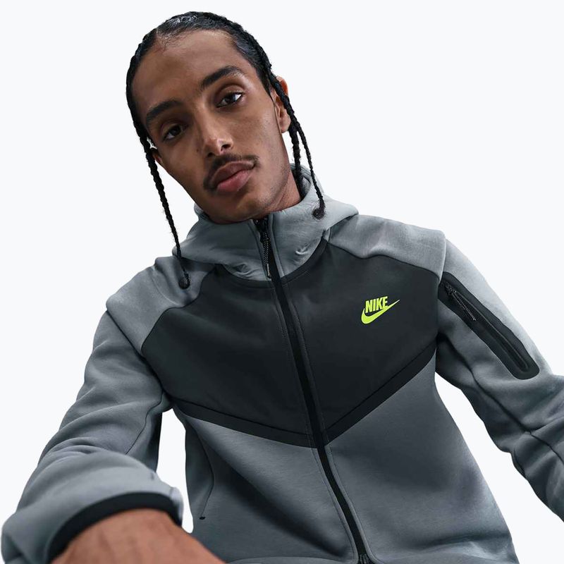 Bluza męska Nike Tech Windrunner Full-Zip cool grey/dark smoke grey/volt 4