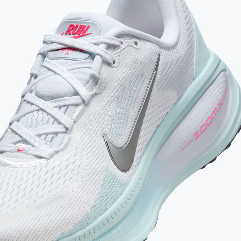 Buty do biegania damskie Nike Vomero 18 white/glacier blue/metallic silver 14