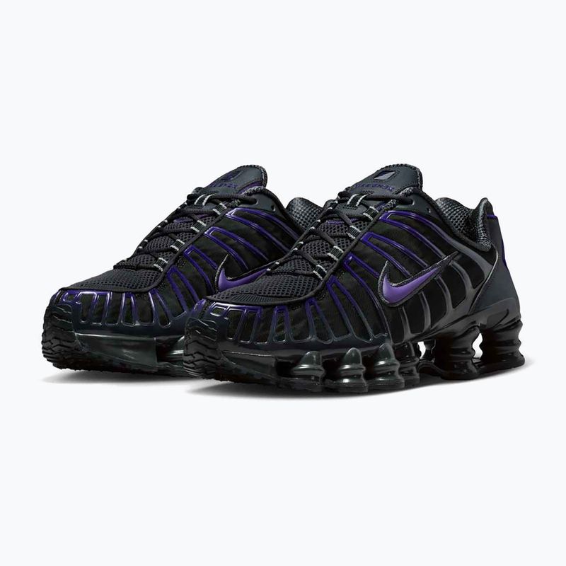 Buty męskie Nike Shox TL dark smoke grey/court purple 4