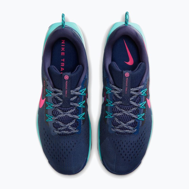 Buty do biegania męskie Nike Pegasus Trail 5 midnight navy/dusty cactus/hyper pink 3