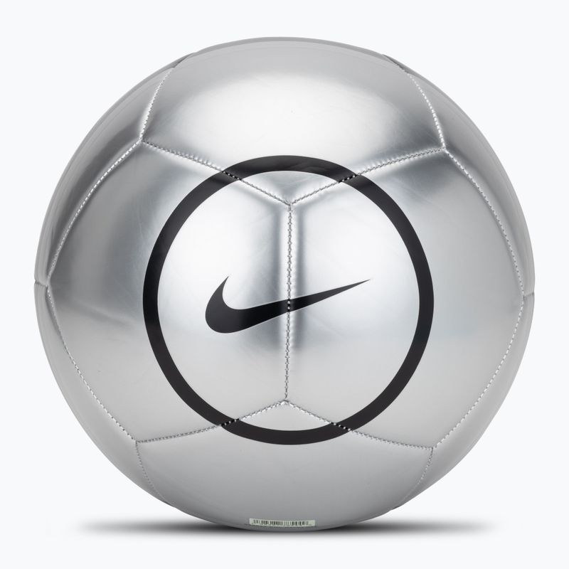 Piłka do piłki nożnej Nike Academy T90 Metallic '26 metallic silver/black/black rozmiar 5