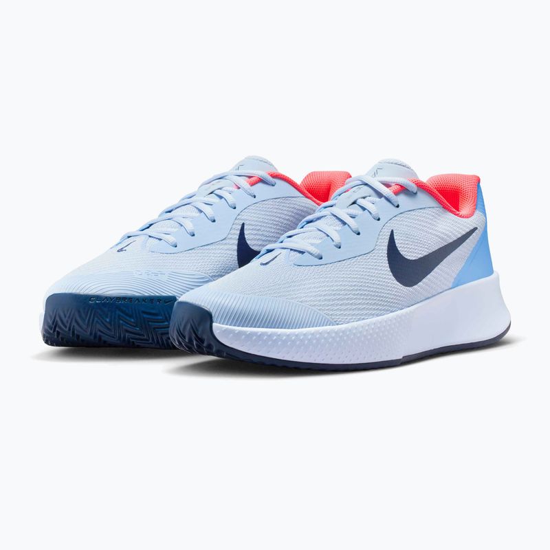 Buty męskie Nike Vapor Lite 3 Clay hydrogen blue/hot lava/midnight navy 10