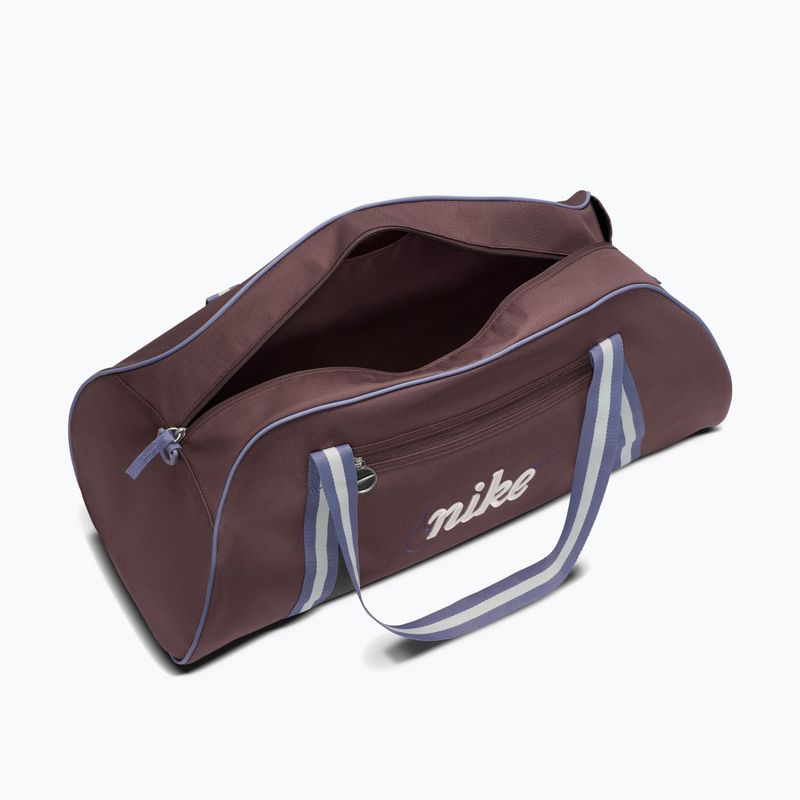 Torba treningowa damska Nike Gym Club Retro 24 l tattoo/iron purple/sail 3