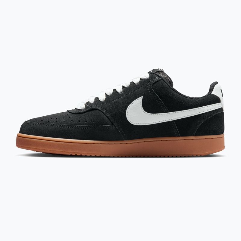 Buty męskie Nike Court Vision Low FL black/gum med brown/white 2