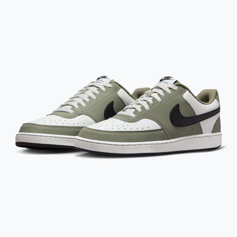 Buty męskie Nike Court Vision Low summit white/silver sage/black 3