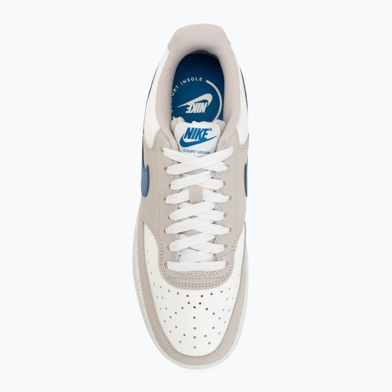 Buty męskie Nike Court Vision Low sail/cream ii/brilliant blue 5