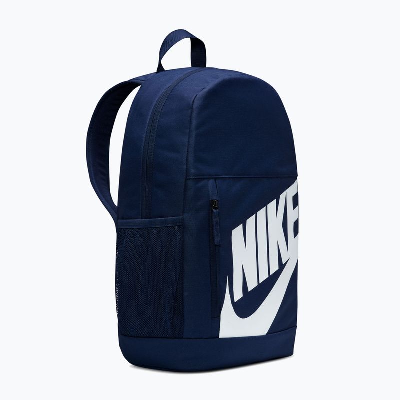 Plecak miejski dziecięcy Nike Elemental Shoebox 20 l midnight navy/orange/white 2