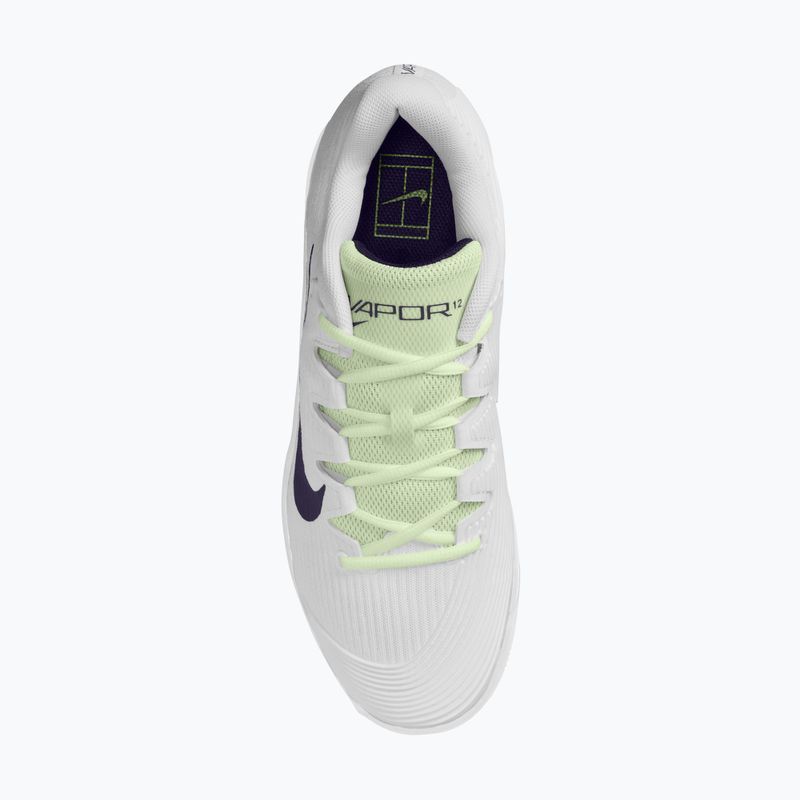 Buty do tenisa męskie Nike Vapor 12 white/volt tint/dark raisin 13