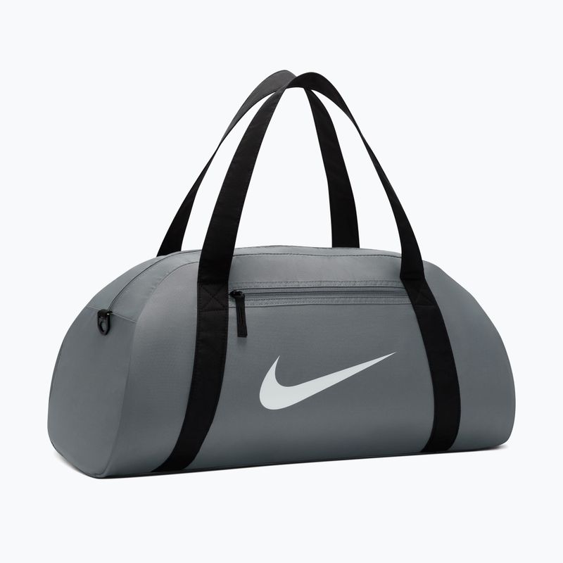 Torba treningowa damska Nike Gym Club 24 l smoke grey/black/white 2