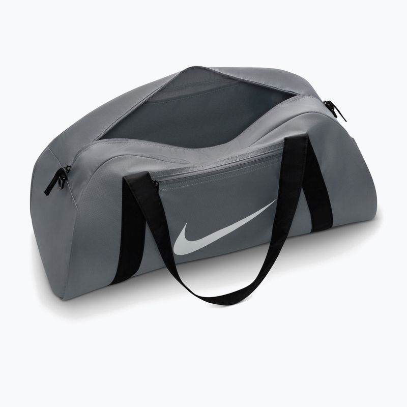 Torba ttreningowa damska Nike Gym Club 24 l smoke grey/black/white 4