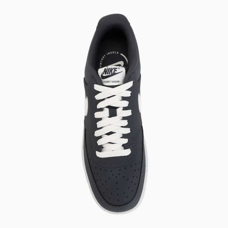 Buty męskie Nike Court Vision Low Premium anthracite/pale ivory 5